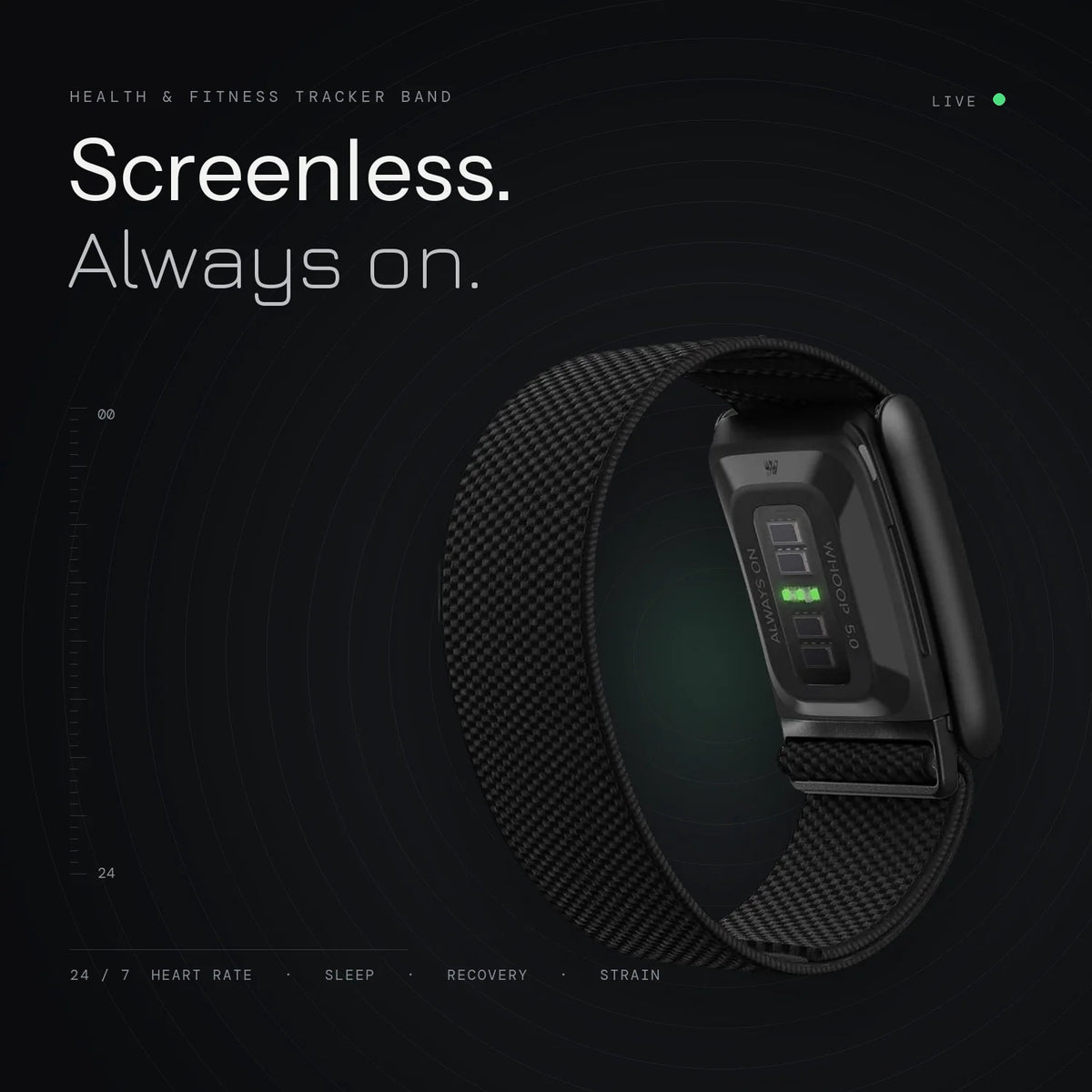 WHOOP 5.0 Health & Fitness Tracker Band